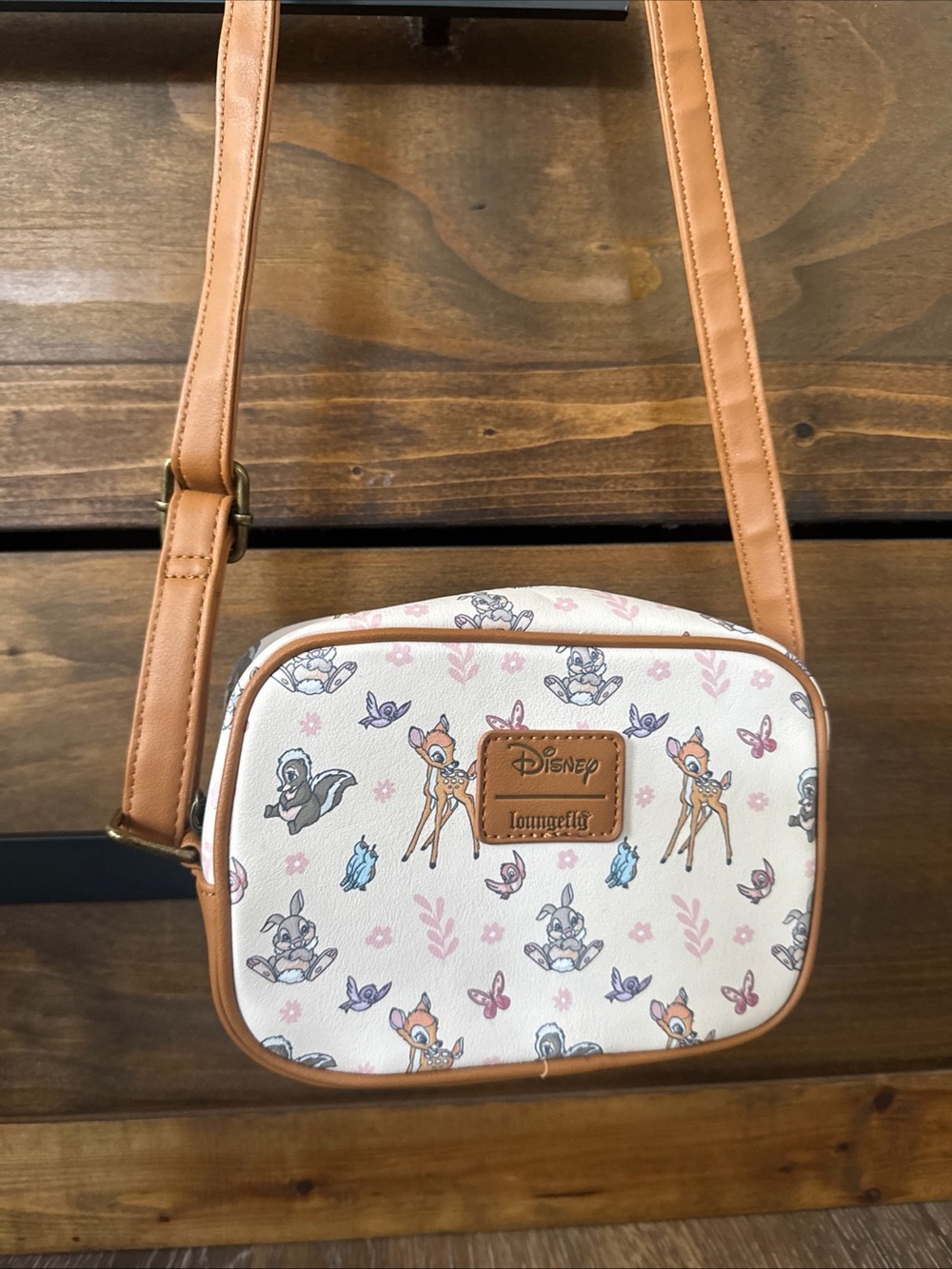 Disney x Loungefly Bambi Cream Crossbody Bag